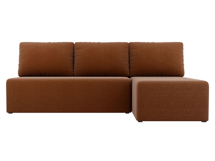 Угловой диван Поло, Коричневый (рогожка) в Уссурийске - изображение 1