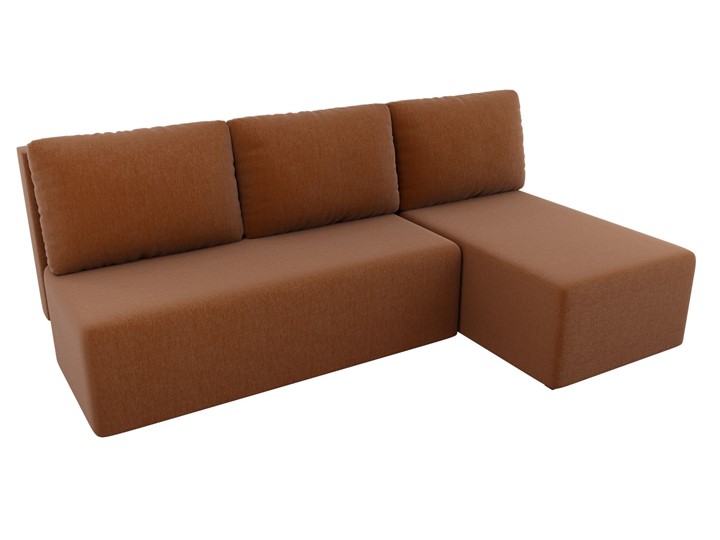 Угловой диван Поло, Коричневый (рогожка) в Артеме - изображение 3