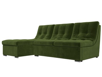 Угловой диван Релакс, зеленый (микровельвет) в Уссурийске