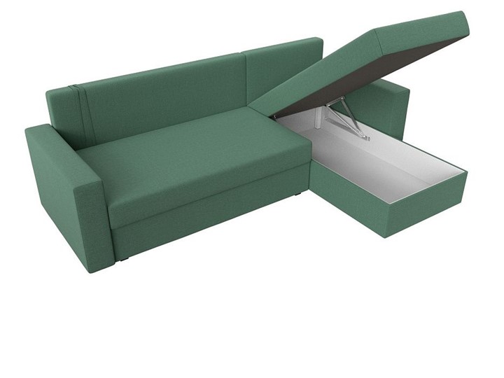 Угловой диван Траумберг Лайт, Амур зеленый (Рогожка) во Владивостоке - изображение 3