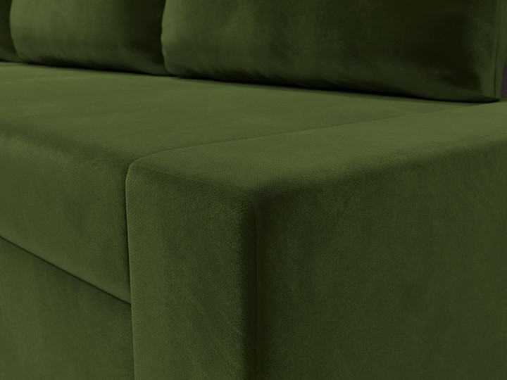 Диван угловой Версаль, Зеленый/Бежевый (микровельвет) в Находке - изображение 3