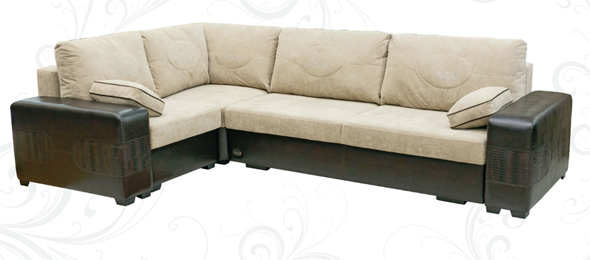 Угловой диван Плаза 322х210 в Артеме - изображение