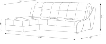 Угловой диван Токио (НПБ) во Владивостоке - предосмотр 1