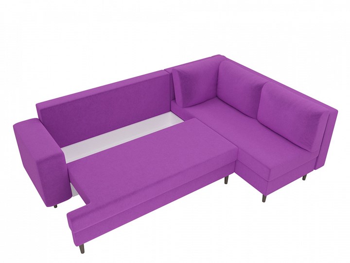 Угловой диван Сильвана, Фиолетовый (вельвет) во Владивостоке - изображение 5