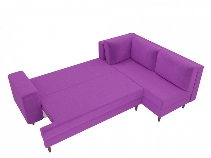 Угловой диван Сильвана, Фиолетовый (вельвет) во Владивостоке - изображение 4