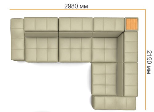Угловой диван N-0-M ДУ (П1+ПС+УС+Д2+П1) во Владивостоке - изображение 4
