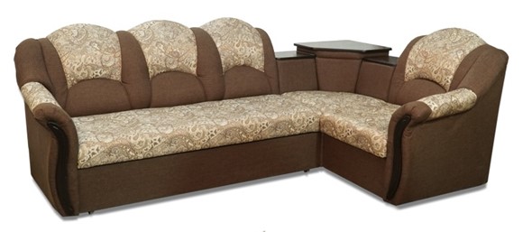 Угловой диван Соня-8 с полкой и креслом в Артеме - изображение