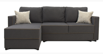Угловой диван Jordan (Uno grey+Atrium01+Uno cottun) в Уссурийске