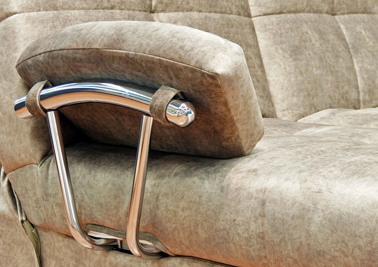 Прямой диван Милана 6 БД с хром. подлокотниками, Боннель в Артеме - изображение 2