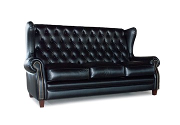 Прямой диван Оливер 3М с каретной стяжкой в Находке