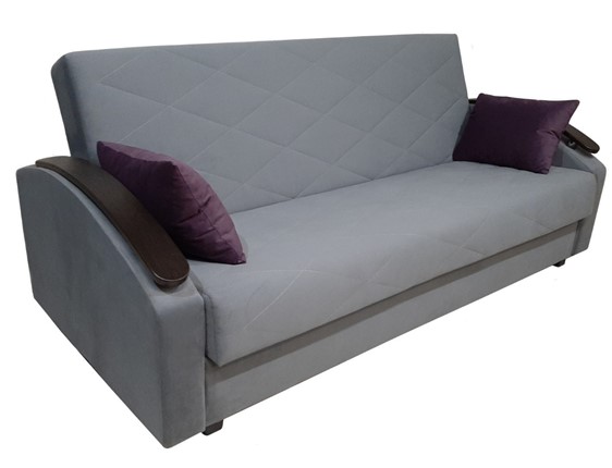 Прямой диван Престиж 16, НПБ+МДФ в Уссурийске - изображение