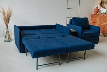 Мебельный комплект Амира синий диван + кресло во Владивостоке - предосмотр 3