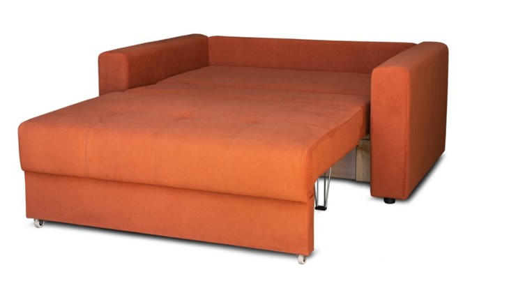 Прямой диван Комфорт 7 1400 ППУ+ЛАТЫ, широкий подлокотник во Владивостоке - изображение 1