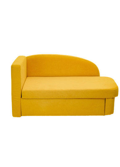 Мягкий диван левый Тедди желтый в Артеме - изображение 1