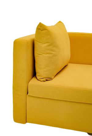 Мягкий диван левый Тедди желтый в Находке - изображение 5