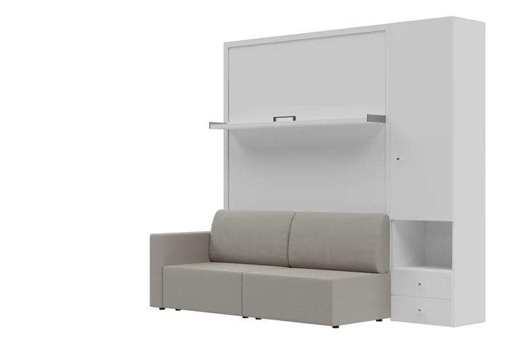 Диван Кровать-трансформер Smart (КД 1400+ШП), шкаф правый, левый подлокотник в Артеме - изображение 2