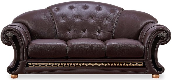 Раскладной диван Versace (3-х местный) коричневый 37 (VERSUS) во Владивостоке - изображение