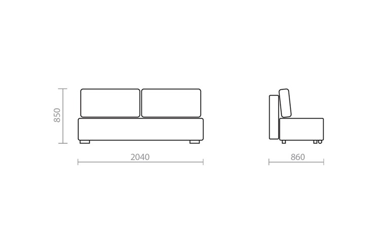 Прямой диван Дона 2 БД в Артеме - изображение 8