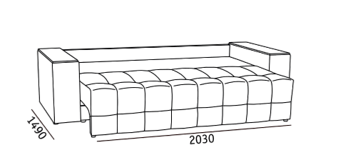 Прямой диван Элегант БД 2022 во Владивостоке - изображение 5