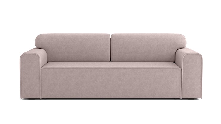 Прямой диван Квентин (еврокнижка), велюр велутто пастельно-розовый 11 в Находке - изображение 2