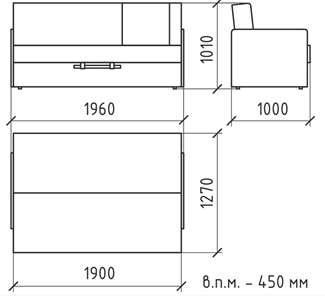 Прямой диван Лазурит 7 БД с купоном в Артеме - изображение 10