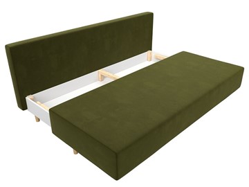 Прямой диван Лига-033, Зеленый (Микровельвет) во Владивостоке - предосмотр 1