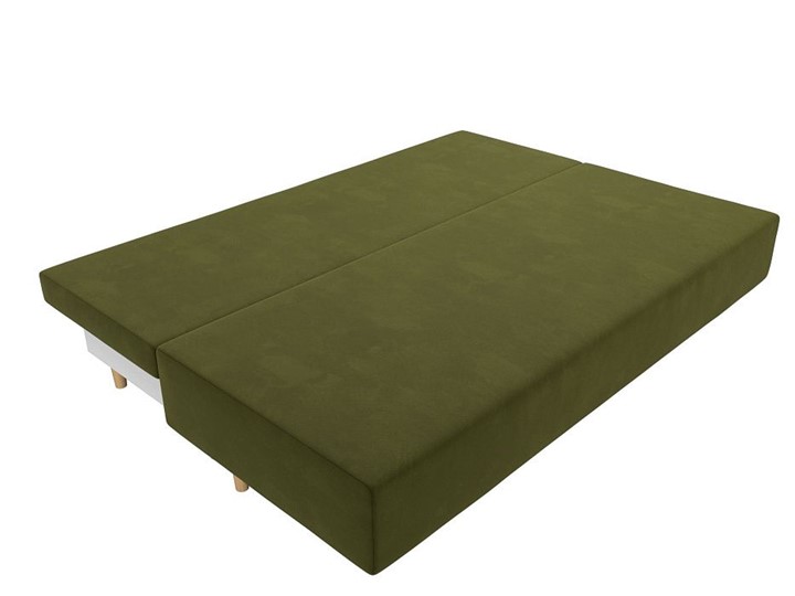 Прямой диван Лига-033, Зеленый (Микровельвет) во Владивостоке - изображение 2