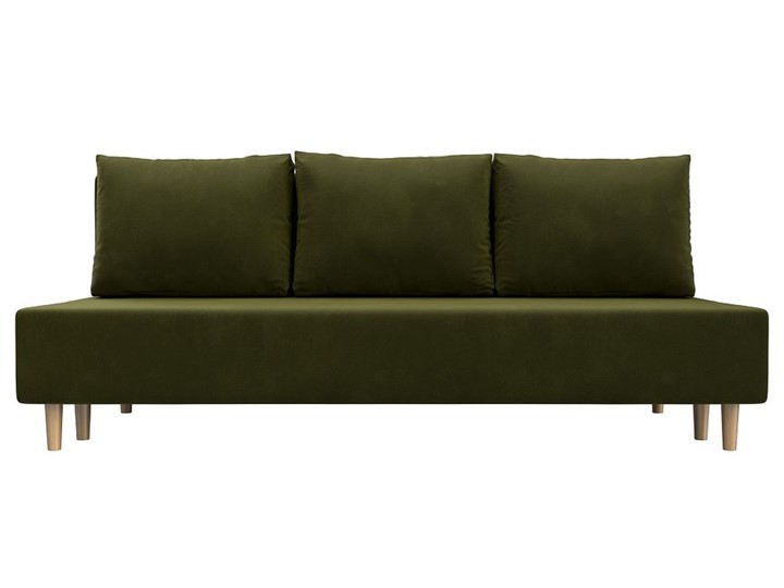 Прямой диван Лига-033, Зеленый (Микровельвет) во Владивостоке - изображение 7