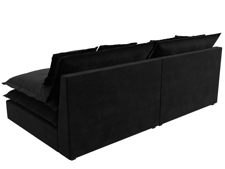 Прямой диван Лига-040, Черный (Велюр) во Владивостоке - изображение 5