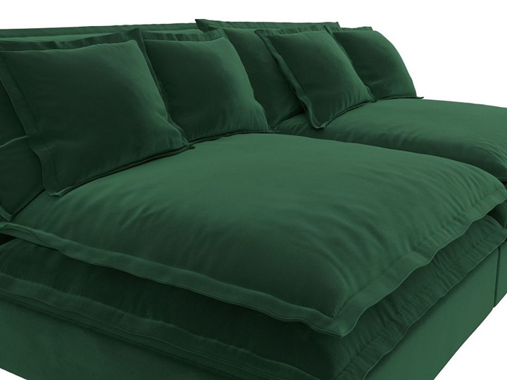 Прямой диван Лига-040, Зеленый (Велюр) во Владивостоке - изображение 3