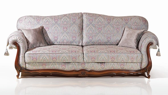Прямой диван Лондон (4) четырехместный, механизм "Пума" (НПБ) во Владивостоке - изображение