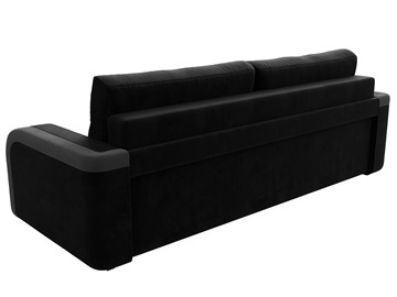 Прямой диван Марсель, Черный/Серый (велюр) во Владивостоке - предосмотр 3