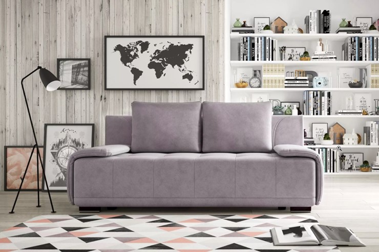 Прямой диван Милан - 1 СК, Велюр Кашемир 890 во Владивостоке - изображение 6