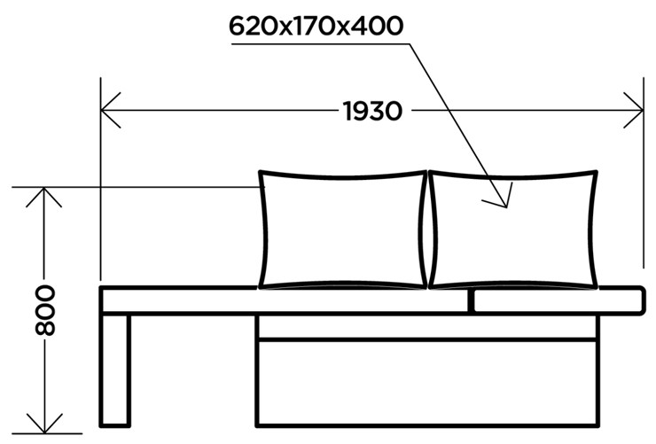Прямой диван Мирка, Antonio sand бежевый в Находке - изображение 2