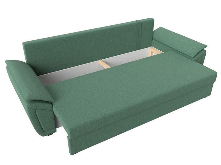 Прямой диван Нэстор Лайт, Амур зеленый (рогожка) в Артеме - изображение 1