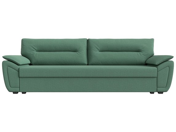 Прямой диван Нэстор Лайт, Амур зеленый (рогожка) в Артеме - изображение