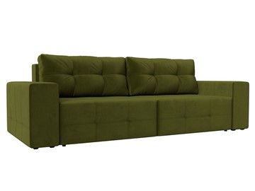 Прямой диван Перри НПБ, Зеленый (микровельвет) в Уссурийске