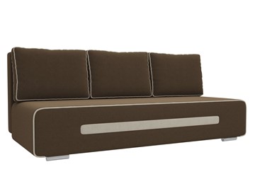 Прямой диван Приам, Коричневый (микровельвет) в Артеме