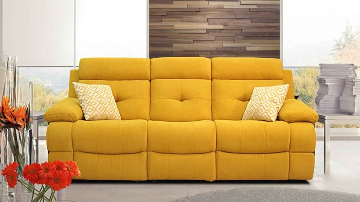 Прямой диван Рокфорд БД, 2 реклайнера в Артеме - изображение 4