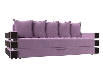 Прямой диван Венеция, Сиреневый (микровельвет) Боннель во Владивостоке