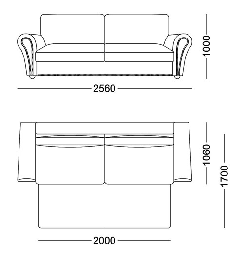 Прямой диван Виктория 2 подушки в Уссурийске - изображение 5