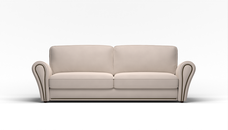 Прямой диван Виктория 2 подушки в Уссурийске - изображение 1