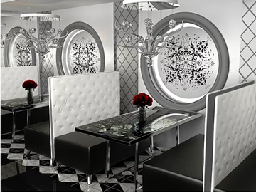 Прямой диван Black and White 2000х550х1180 во Владивостоке - предосмотр 1