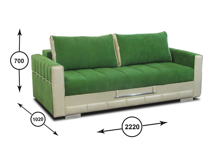 Прямой диван Парнас БД в Артеме - изображение 3