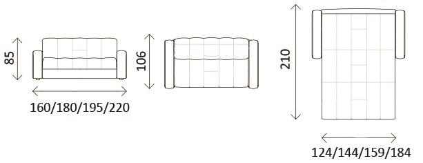 Прямой диван Вега 1600 в Находке - изображение 3