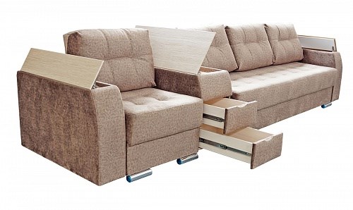 Прямой диван Виктория 5 БД (П3+ПС+ПТ+Д3+П3) в Артеме - изображение 3