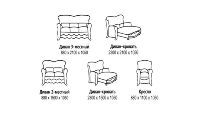Малый диван Барокко 2, ДМ2 во Владивостоке - изображение 4