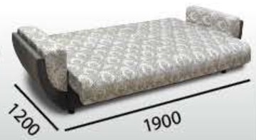 Прямой диван Акварель 2 БД во Владивостоке - предосмотр 1