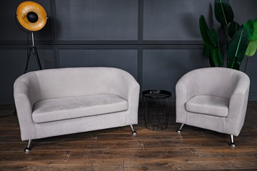 Комплект мебели Брамс  цвет бежевый диван 2Д + кресло во Владивостоке - предосмотр 2