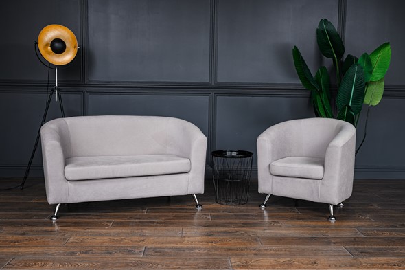 Комплект мебели Брамс  цвет бежевый диван 2Д + кресло во Владивостоке - изображение